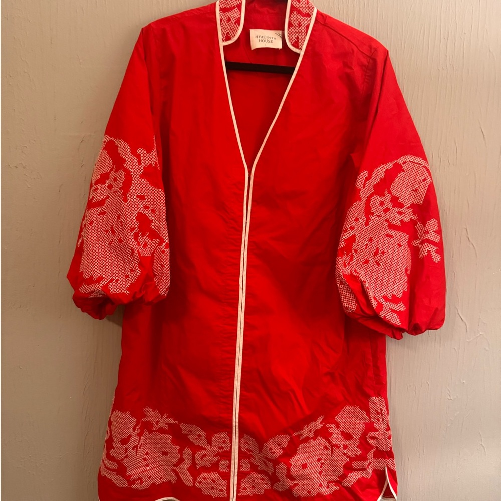 Red Floral Women's Dress
